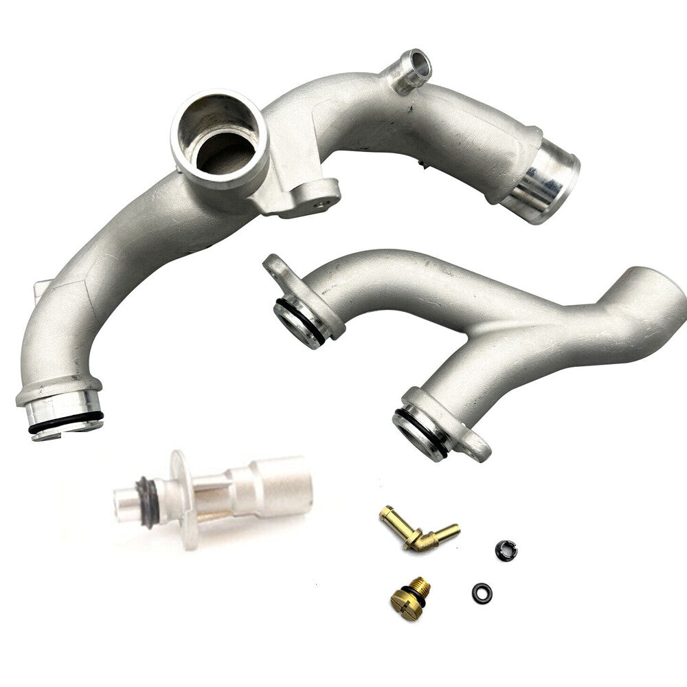 Upgraded Metal Coolant Outlet Pipes For Jaguar Land Rover 3.0L 5.0L Oil cool