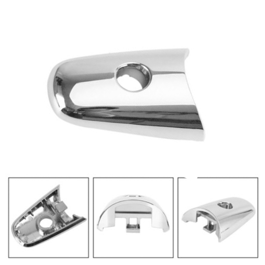 Left Driver Door Handle Key Bezel Cover Trims Chrome For 2008-2012 Infiniti EX35