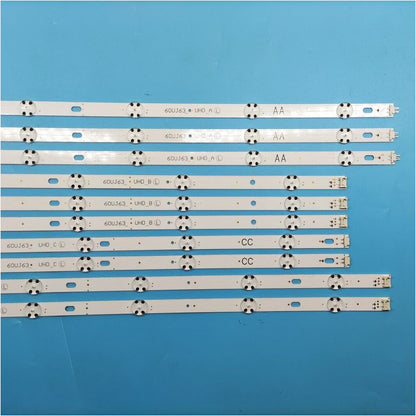 For LG 60UJ6300 60UJ6050 60UJ634V Innotek 17Y 60inch 60UJ63_UHD ABCD LED Strips