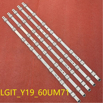 5Pcs LED Strips Kit For 60UM6900PUA 60UM6900DUB 60UN7000PUB 60UM7100PLB