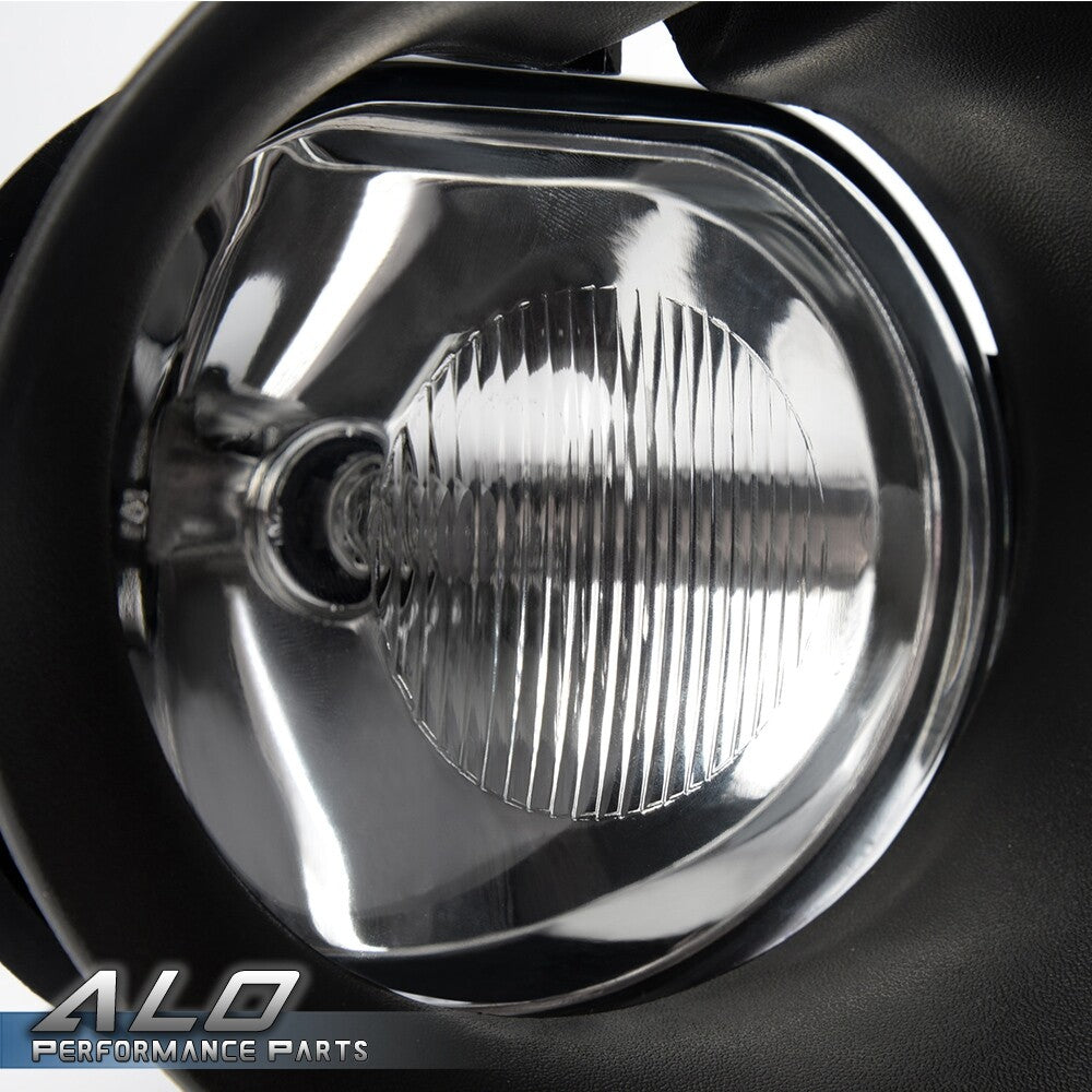 Solid Spare Fit For 02-08 Ram 1500 03-09 2500 3500 Bumper Fog Lights Driving Lamps + Bezel