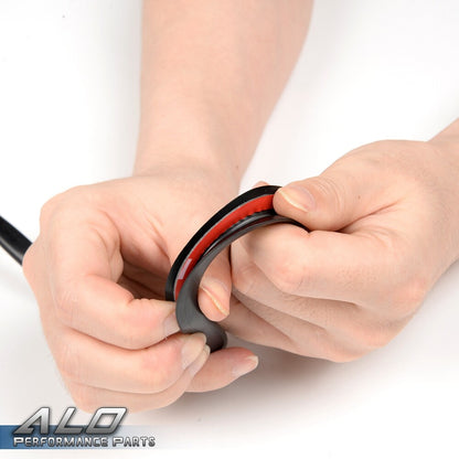 Solid Spare 30ft Universal Fender Flares Edge Trim Rubber Gasket Welting T-Style