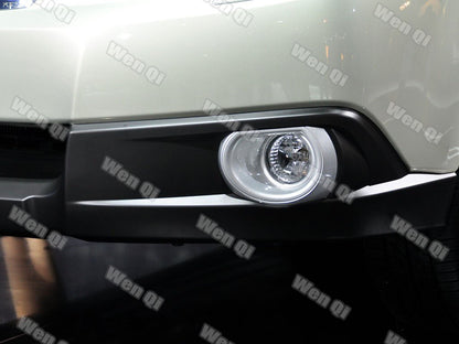 For 2010-2012 Subaru Outback Front Silver Fog Lights Lamps Cover Trim Ring 2PCS