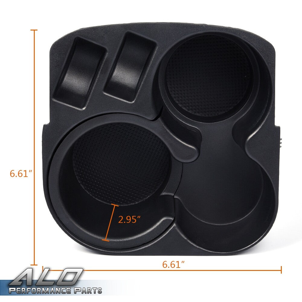 Solid Spare Fit For 07-12 Altima Removable Plastic Center Console Cup Holder & Liner