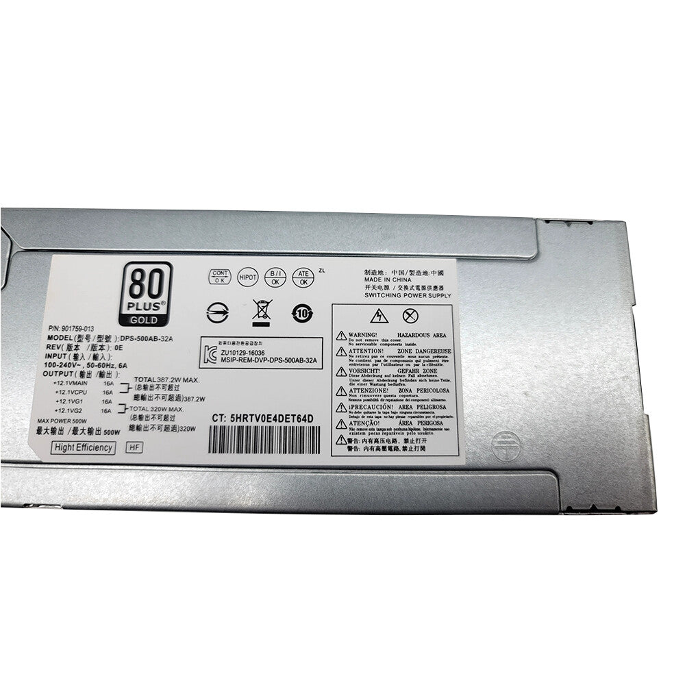 New Power Supply Unit 500W For HP ENVY Desktop - 795-0003UR 901759-013 PSU US