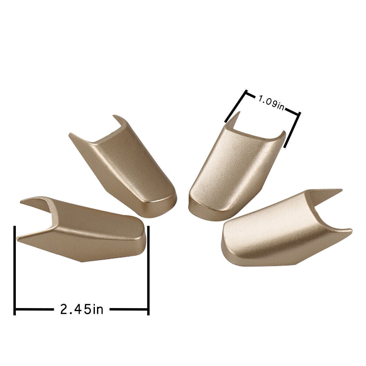 4PCS Door Pull Strap End Caps For Lincoln Town Car 2003 2004 2005 2006 2008-2011