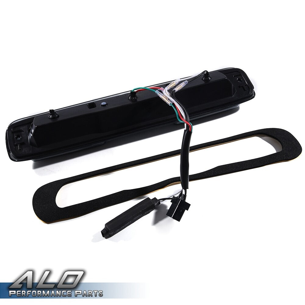 Solid Spare Fit For 99-07 Silverado/Sierra Black/Smoked 3D Third 3rd Brake/Cargo Light