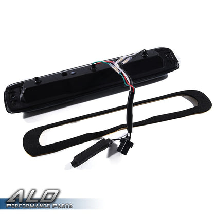 Solid Spare Fit For 99-07 Silverado/Sierra Black/Smoked 3D Third 3rd Brake/Cargo Light