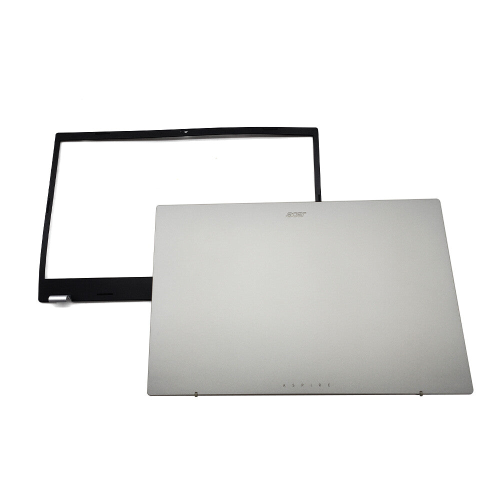 Back Cover+ Bezel For Acer Aspire A315-24P 24PT A515-58M Top Lid+Bezel Silver US