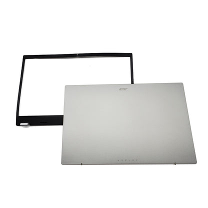 Back Cover+ Bezel For Acer Aspire A315-24P 24PT A515-58M Top Lid+Bezel Silver US