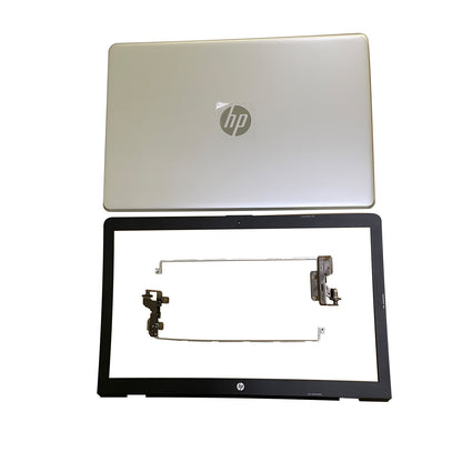 For HP 17-BS 17-AK 17AY 17G-BR Top LCD Back Cover+Bezel+Hinges 926482-001 Silver
