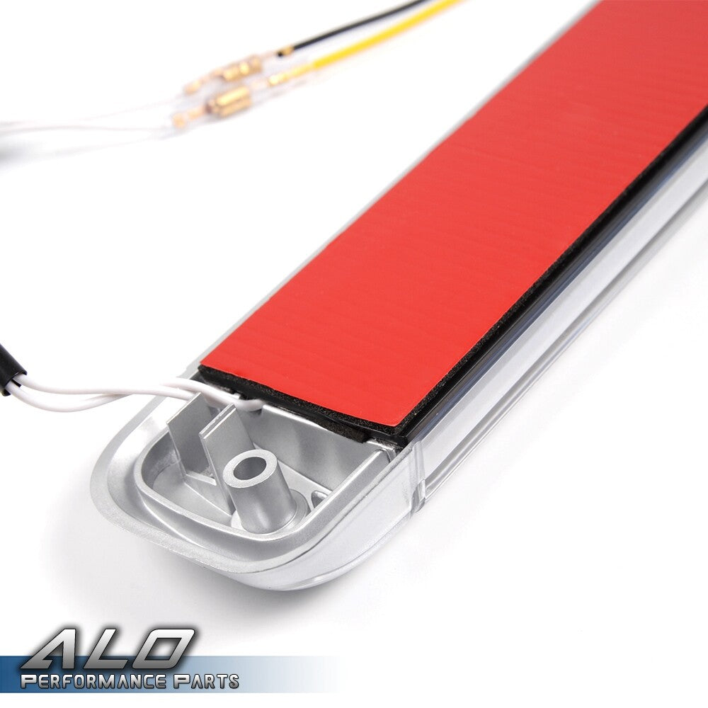 Solid Spare FIT FOR 1992-2004 CHEVY SUBURBAN/TAHOE/YUKON CLEAR LED 3RD THIRD BRAKE LIGHT