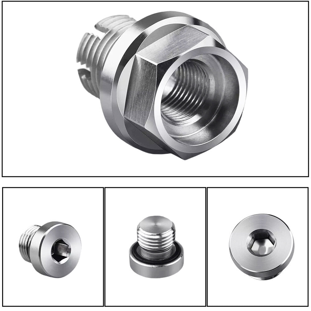 M12.1-1.25x15mm Oil Drain Plug Self-tapping Piggyback Stainless Steel Repair Kit