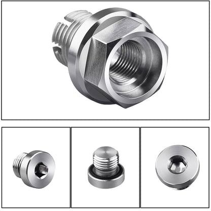 M12.1-1.25x15mm Oil Drain Plug Self-tapping Piggyback Stainless Steel Repair Kit