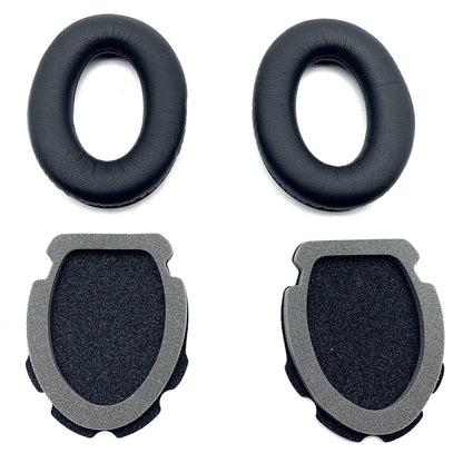 New For Aviation Headset X A10 A20 Bose Headphones 1Pair Black Ear Pads Cushions