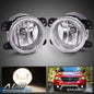Solid Spare Fog Lights LH RH Fit For 2010-2018 Jeep Wrangler Cherokee Dodge Charger Journey
