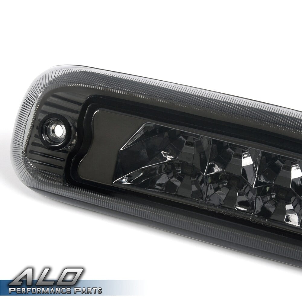 Solid Spare Smoke Lens Fit For 97-01 Jeep Cherokee Rear LED Third 3rd Brake Light Tail Lamp