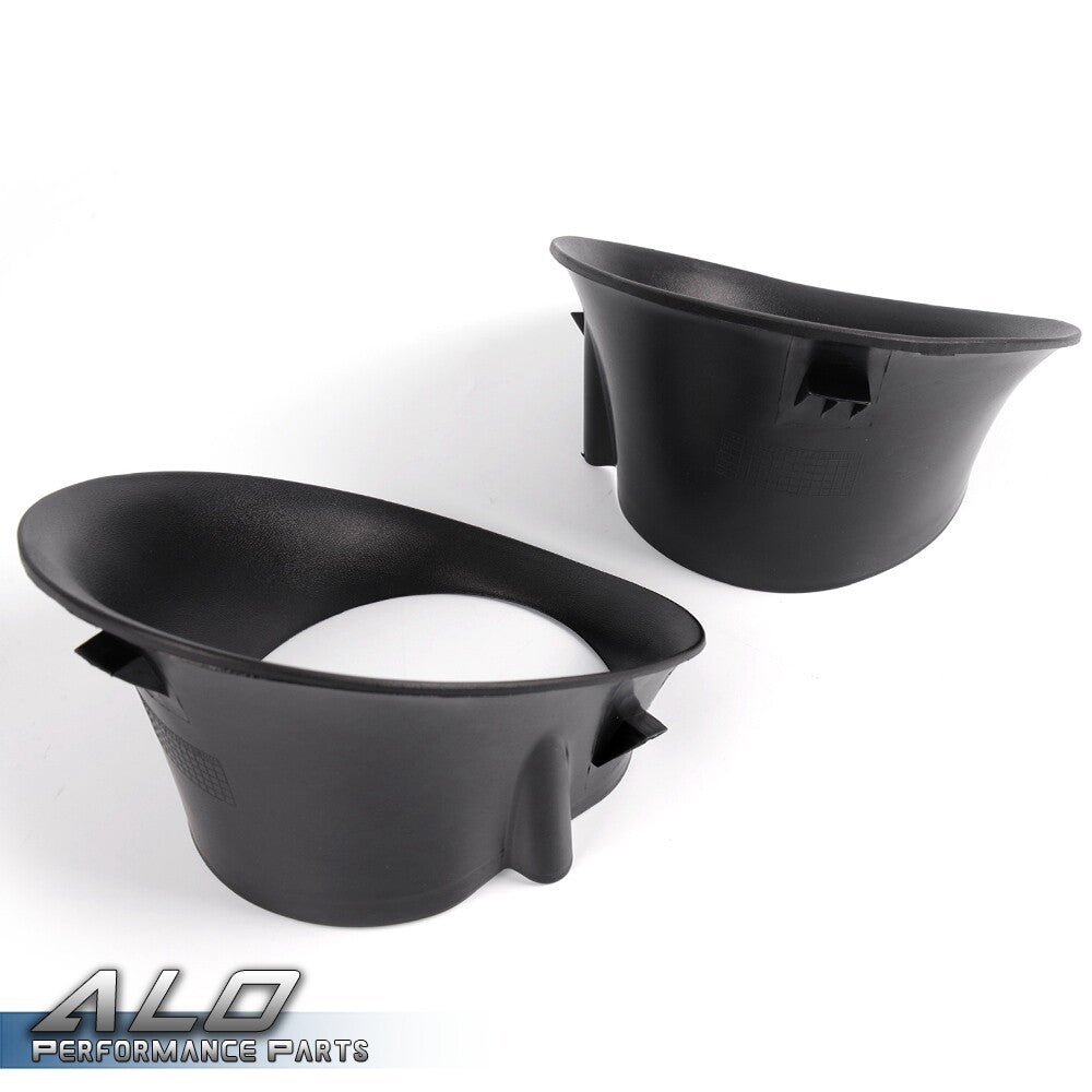 Solid Spare Fit For 02-08 Dodge Ram 1500 2500 3500 Bumper Fog Light Lamp Bezel Cover Black