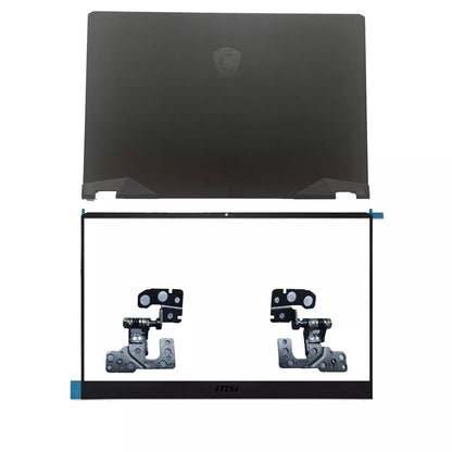 For MSI GE66 Vector GP66 MS-1541 MS-1542 MS-1543 Back Cover+ Bezel Hinges Black