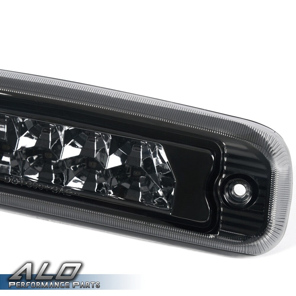 Solid Spare Smoke Lens Fit For 97-01 Jeep Cherokee Rear LED Third 3rd Brake Light Tail Lamp