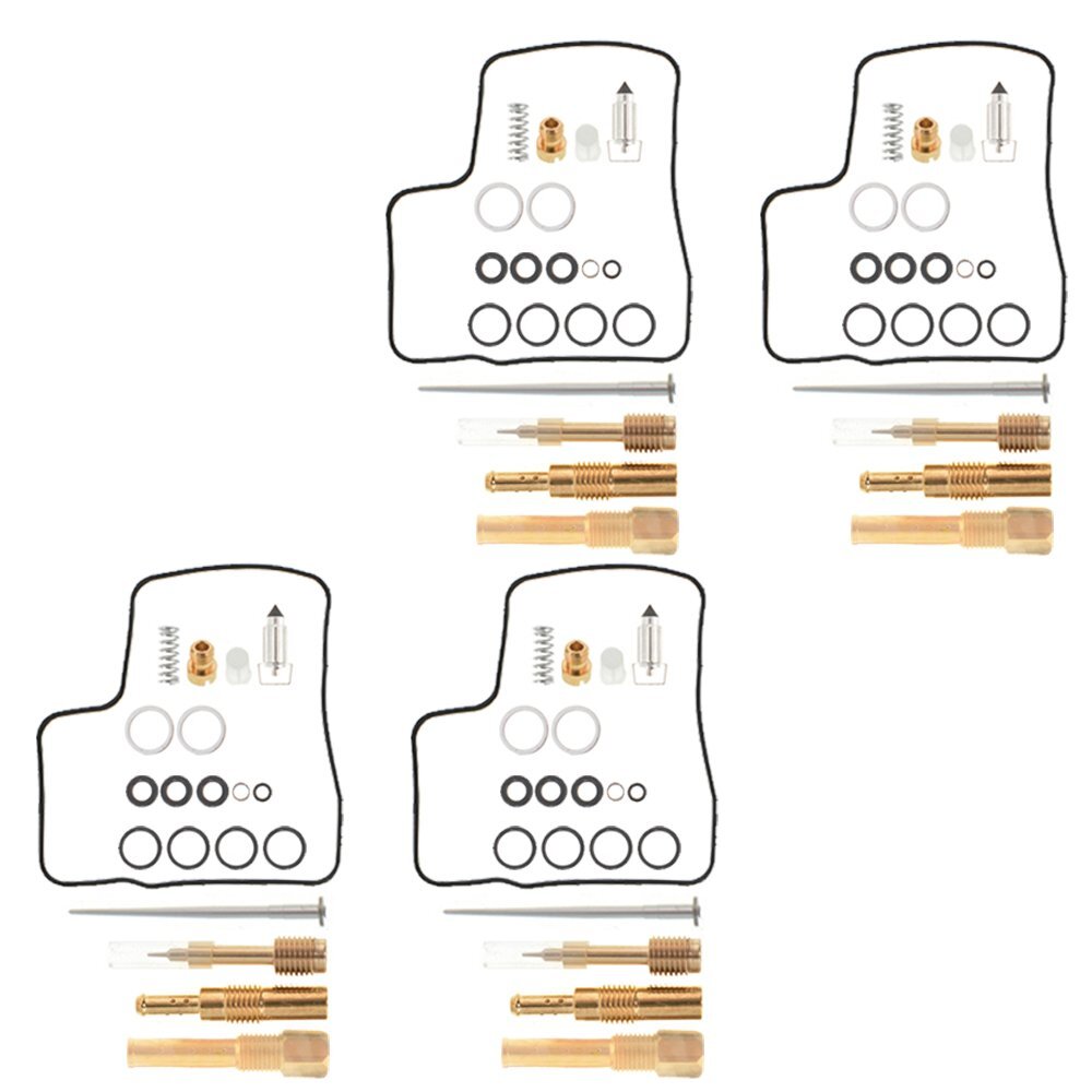 Solid Spare For Honda V65 VF1100C V65 Sabre VF1100S 4pc Carburetor Repair Rebuild Kit