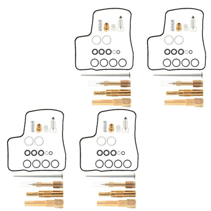 Solid Spare For Honda V65 VF1100C V65 Sabre VF1100S 4pc Carburetor Repair Rebuild Kit