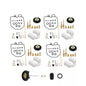 CARBURETOR REBUILD REPAIR KIT W/PLUG FOR 80-82  CB750SC CB750C CB750K