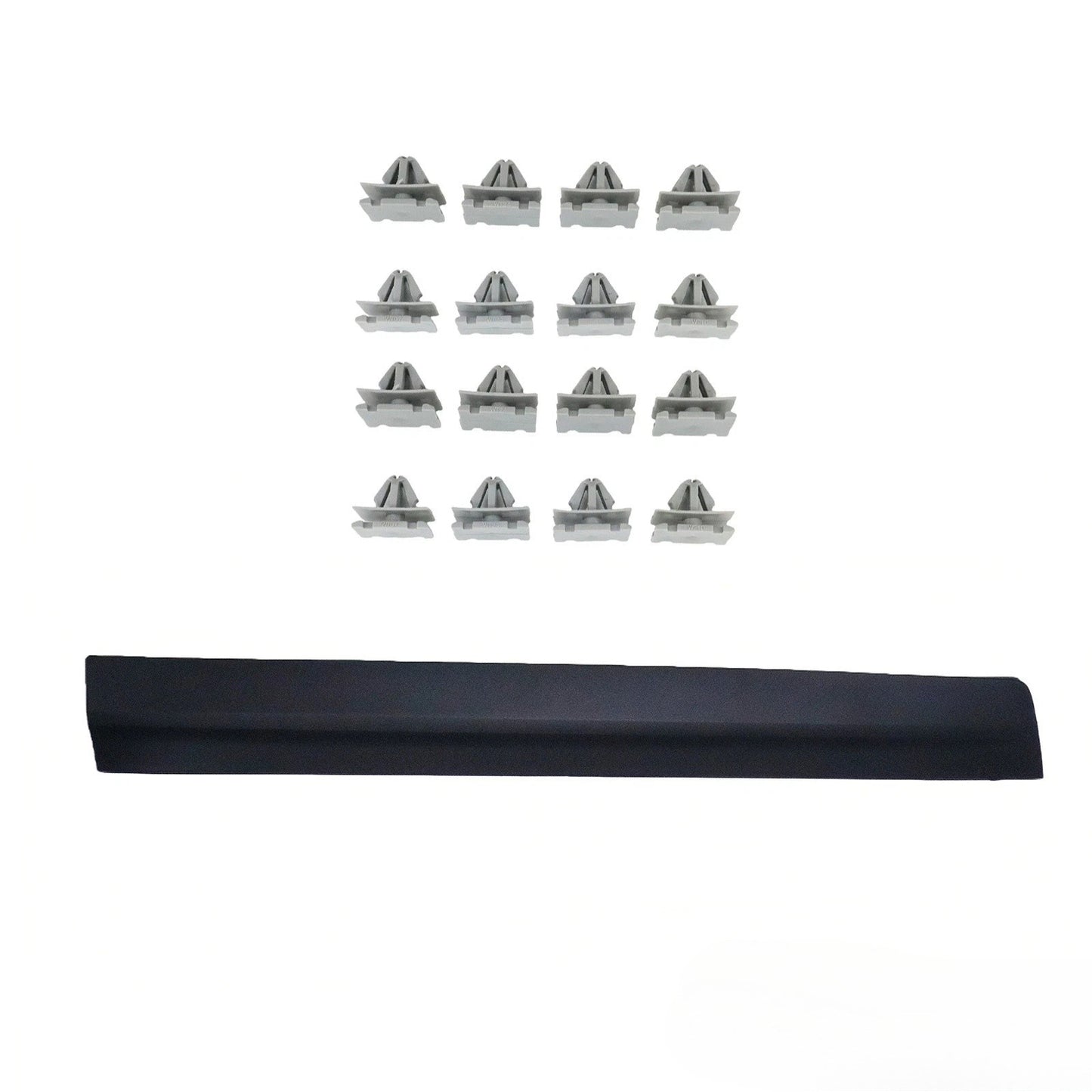 For 2019-2025 Cadillac XT5 Black Front Lower Driver Side Black Door Trim Molding