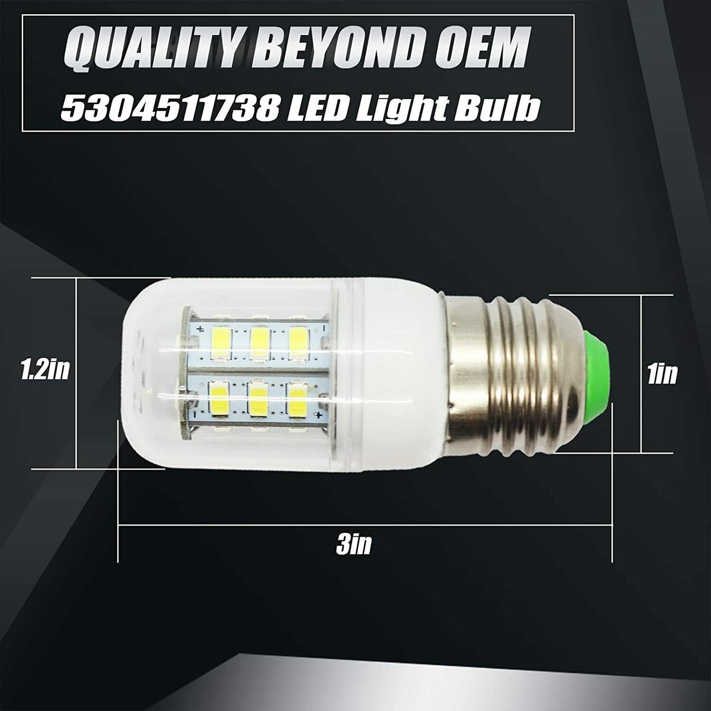 Refrigerator LED Light Bulb For Frigidaire 5304511738 PS12364857 AP6278388