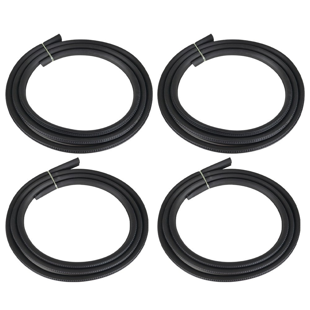 4pcs Left Right Front Rear Door Weatherstrip Seal For Toyota 4Runner 2000-2002