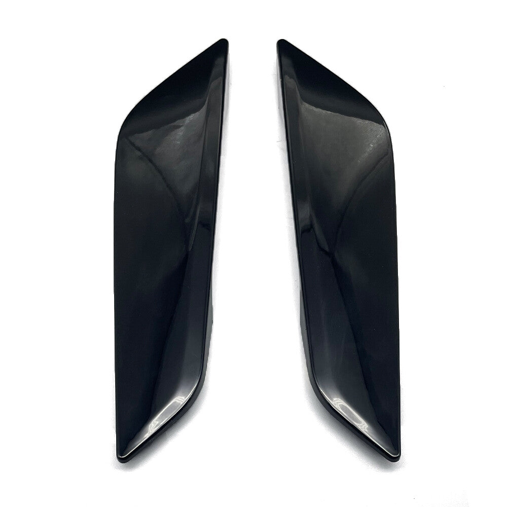Pair Gloss Black Fender Duct Trim Left&Right Side For 2017-2020 BMW G30 5 Series