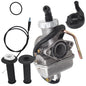 Solid Spare Carburetor Carb w/ Throttle Grip Cable For Honda XR80R 1985-2004 XR75 1973-1978