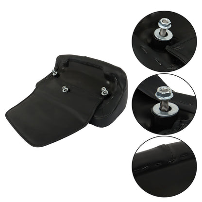 Solid Spare Black Passenger Backrest Sissy Bar For Street Glide Electra Glide 2009-2023 NEW