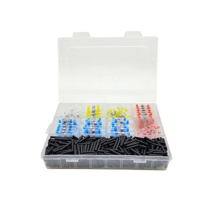 1000Pcs Solder Seal Sleeve Heat Shrink Butt Wire Connectors Terminals Waterproof