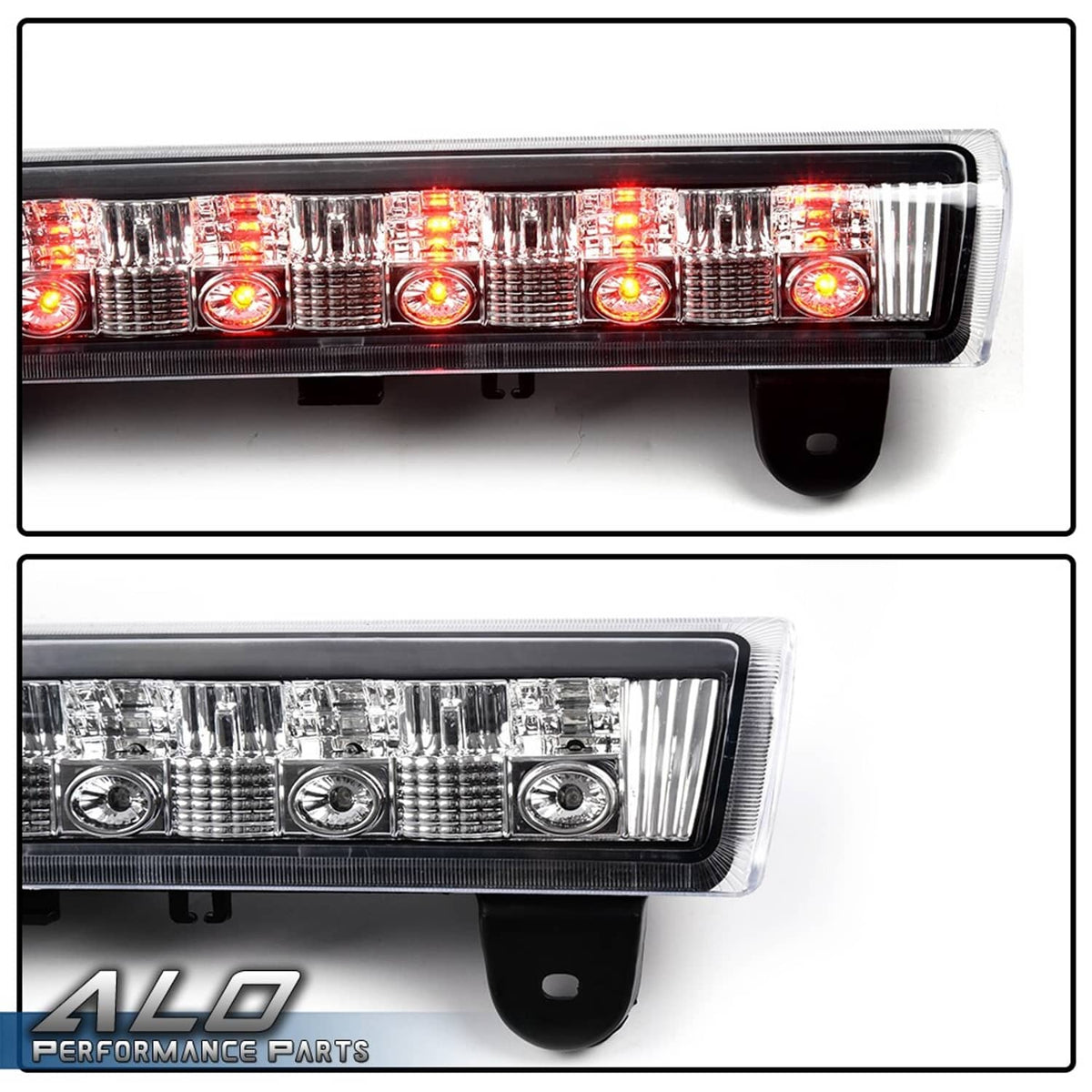 Solid Spare Fit For 2000-2006 Chevy Suburban Tahoe GMC Yukon Chrome LED 3rd Brake Rear Light