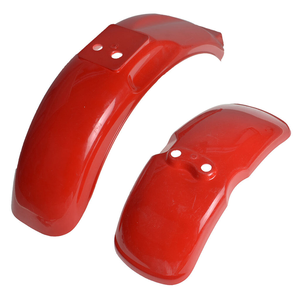 Solid Spare For Honda Mini Trail Z50 Z50A Z50J Z50R Plastic Fender Front & Rear Wheel Red