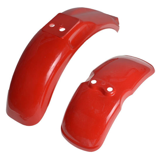 Solid Spare For Honda Mini Trail Z50 Z50A Z50J Z50R Plastic Fender Front & Rear Wheel Red