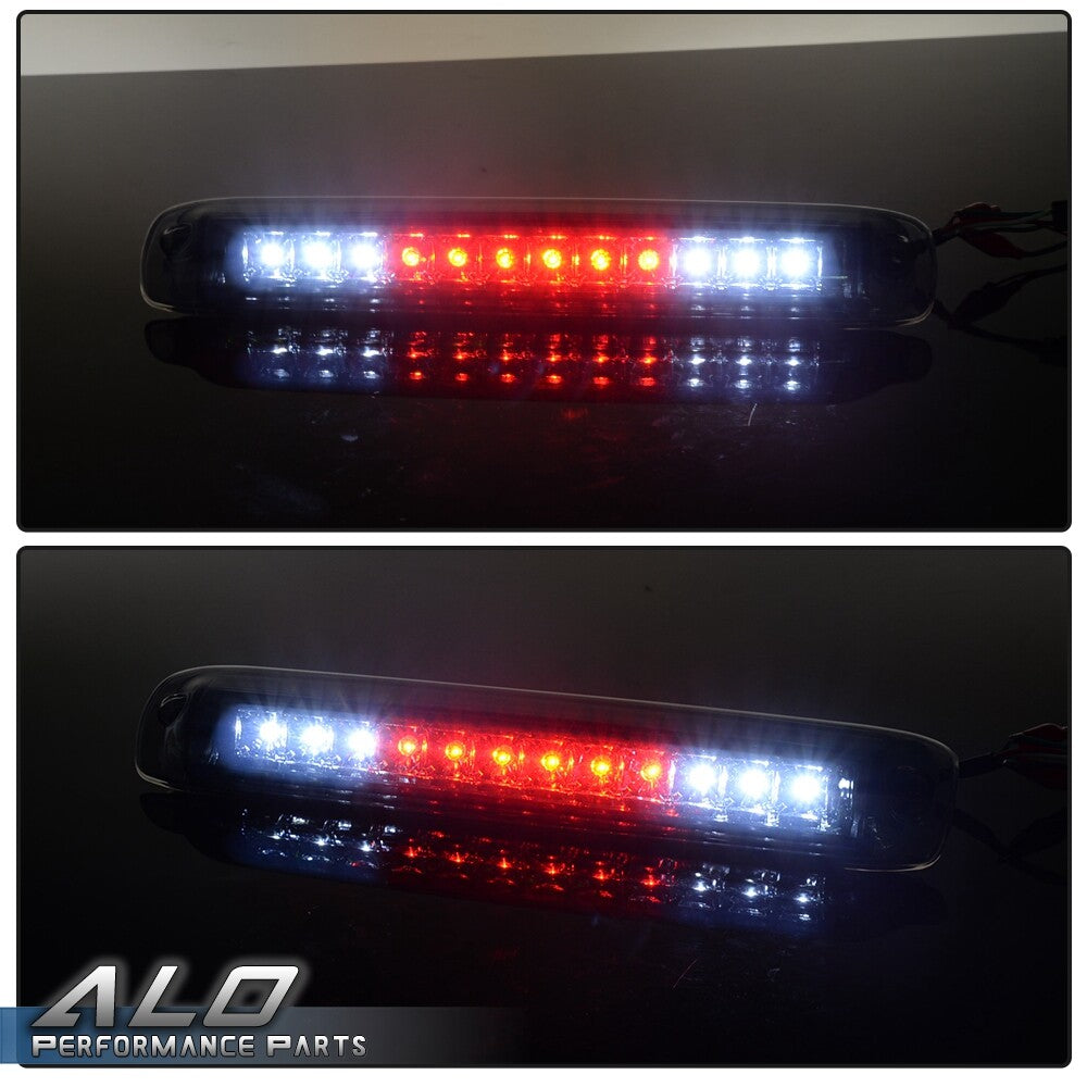Solid Spare Fit For 99-2006 Silverado 1500 2500 3500 Sierra Smoke LED 3rd Brake Cargo Light