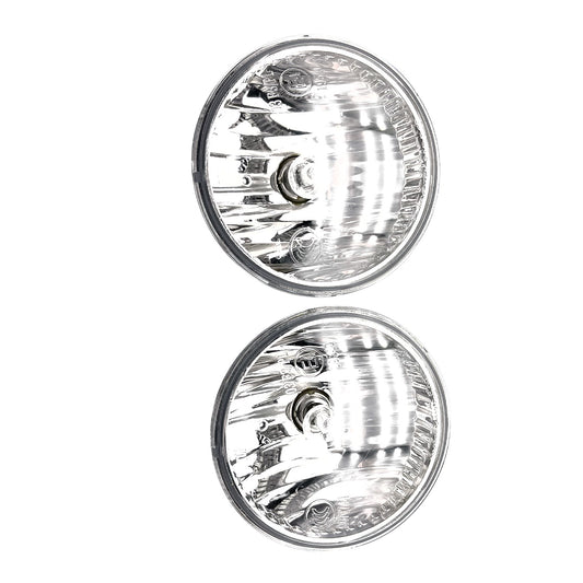 Left & Right Clear Lens Fog Light Lamp w/Bulbs For 2011-2016 2017 Jeep Patriot