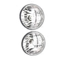 Left & Right Clear Lens Fog Light Lamp w/Bulbs For 2011-2016 2017 Jeep Patriot