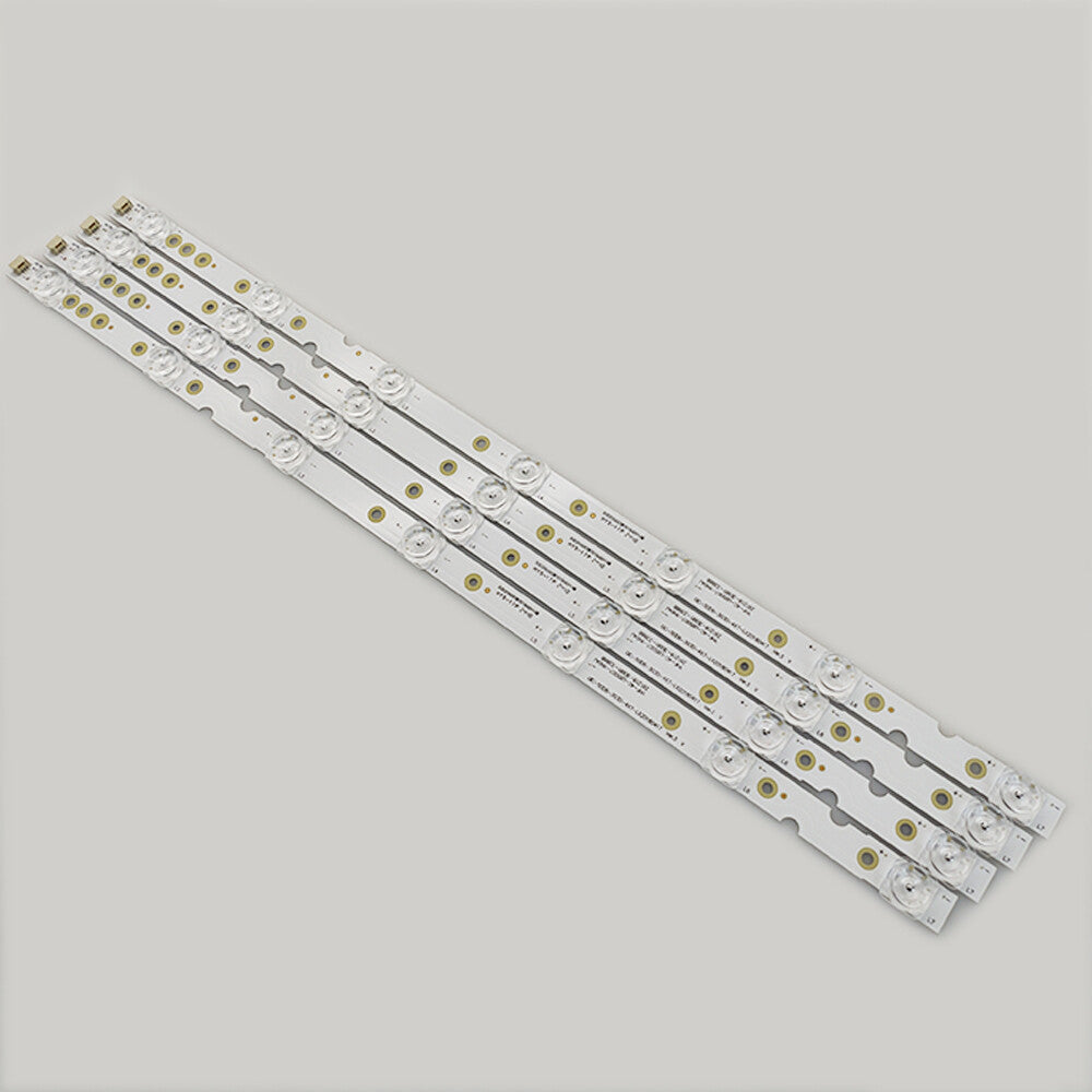 LED Strips(4) for 50S421 50S423 TCL-GIC-50D6-3030-4X7-LX20180417 4C-LB5007-ZM03J