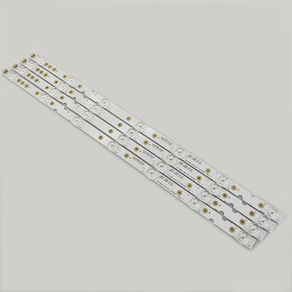 LED Strips(4) for 50S421 50S423 TCL-GIC-50D6-3030-4X7-LX20180417 4C-LB5007-ZM03J