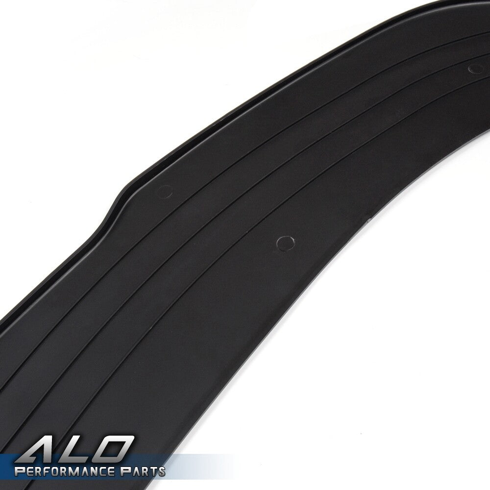 Solid Spare Fit For Universal Front Bumper Lip Flat Splitter Plate Under Panel Diffuser