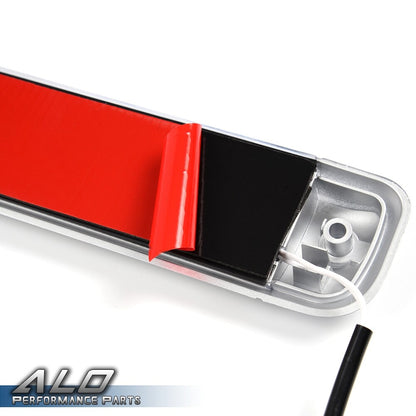 Solid Spare FIT FOR 1992-2004 CHEVY SUBURBAN/TAHOE/YUKON CLEAR LED 3RD THIRD BRAKE LIGHT