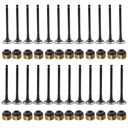 Solid Spare Set of 24 Intake Exhaust Valves For Hyundai Kia 2.5L 2.7L 2221137201 2221237200