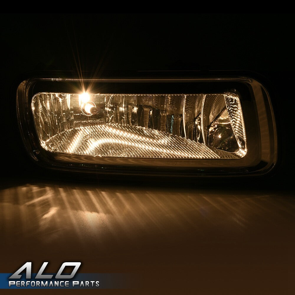 Solid Spare 2pcs Smoke Lens Front Left & Right Fog Lights Lamps Fit For 2004-2006 Ford F-150