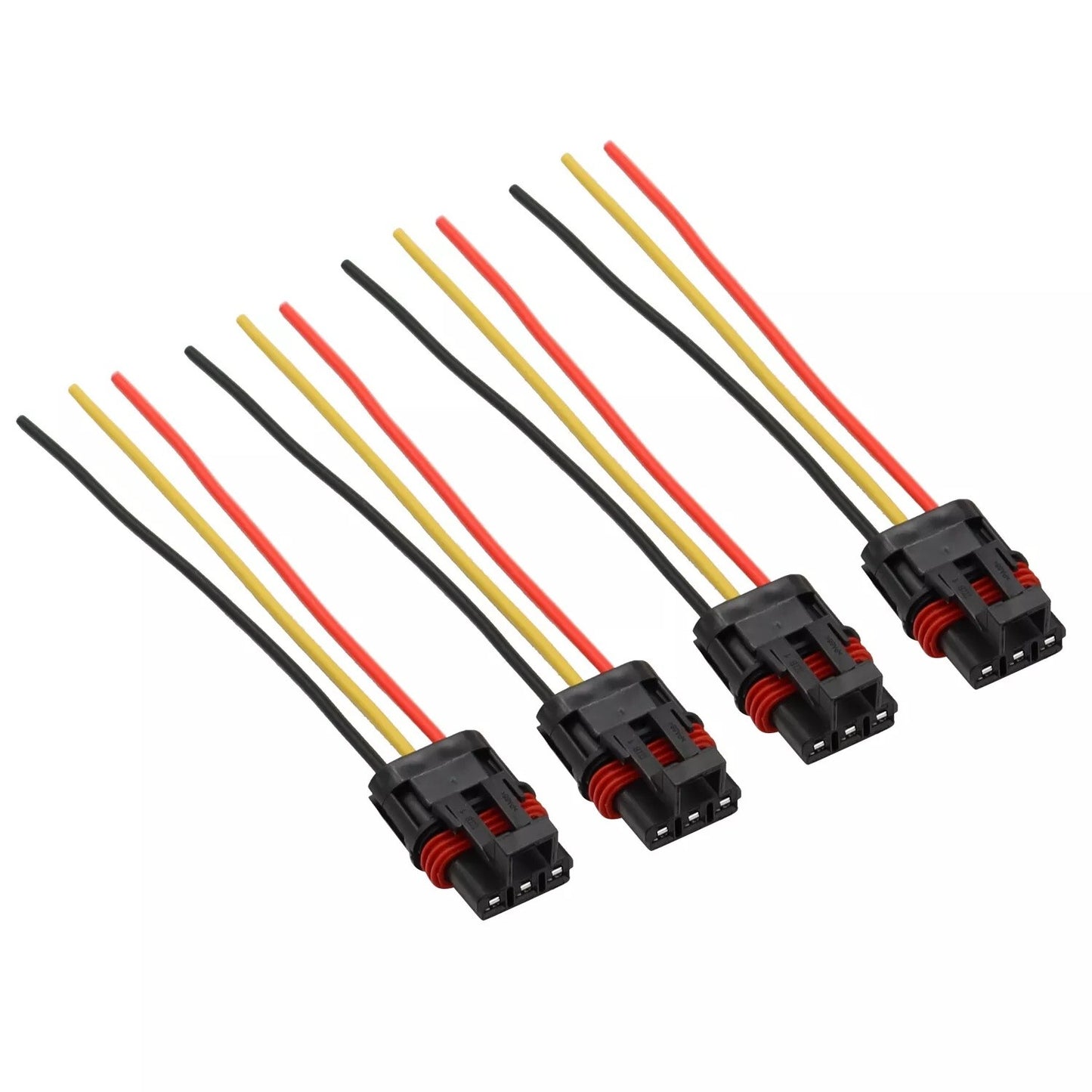 4PC For Polaris Ranger Crew XP1000 & RZR RS1 Pulse Power Plug Pigtail Connector