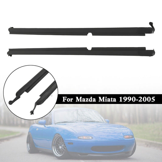 Left & Right Door Glass Window Weatherstrip Seals Set For Mazda Miata 2004 Base