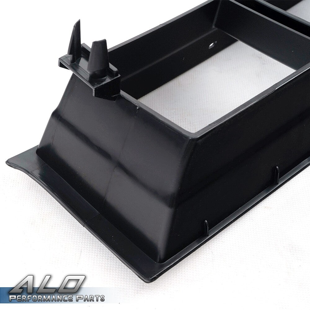 Solid Spare Fit For 2009-2014 Ford F-150 Front Bumper Lower Grille Insert Trim Panel Black