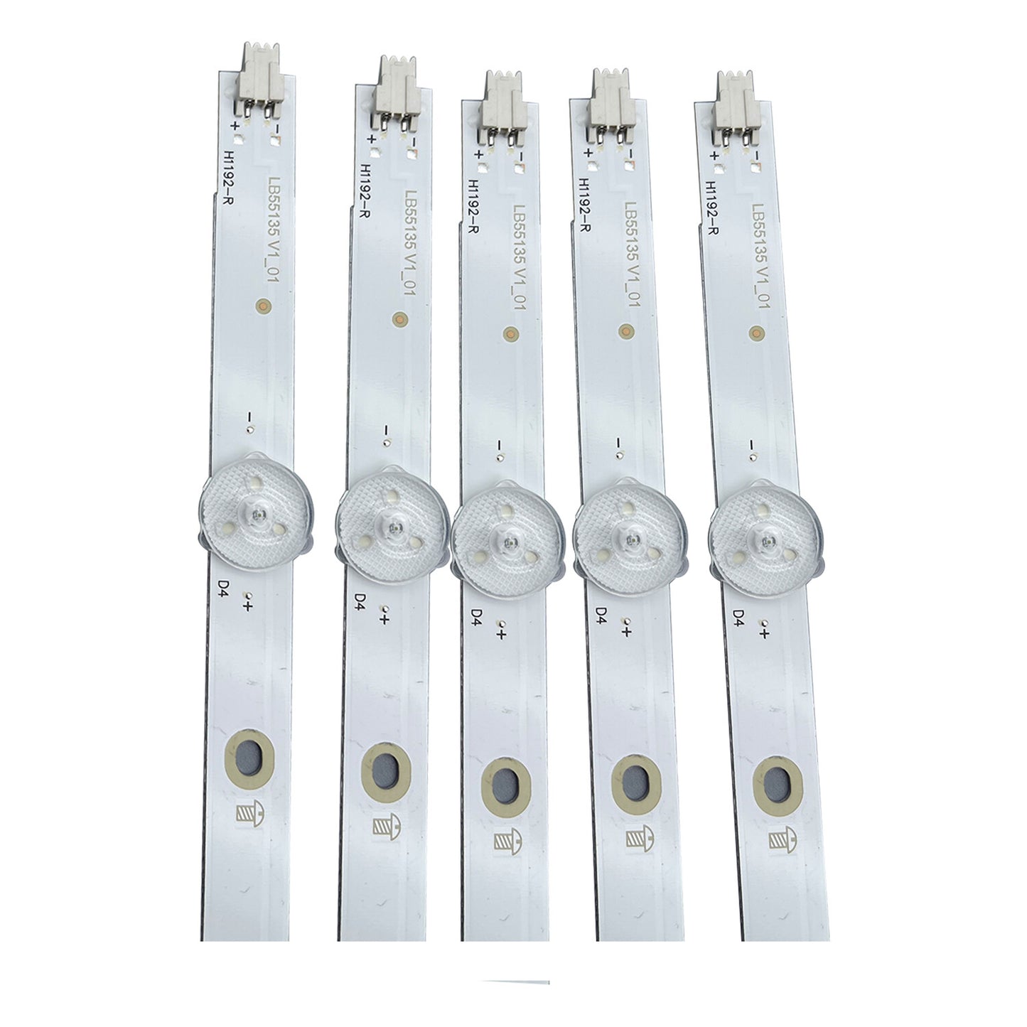 10pcs LED Strips For INSIGNIA NS-55DF710NA21 NS-55DF710NA19 LB55135 V0